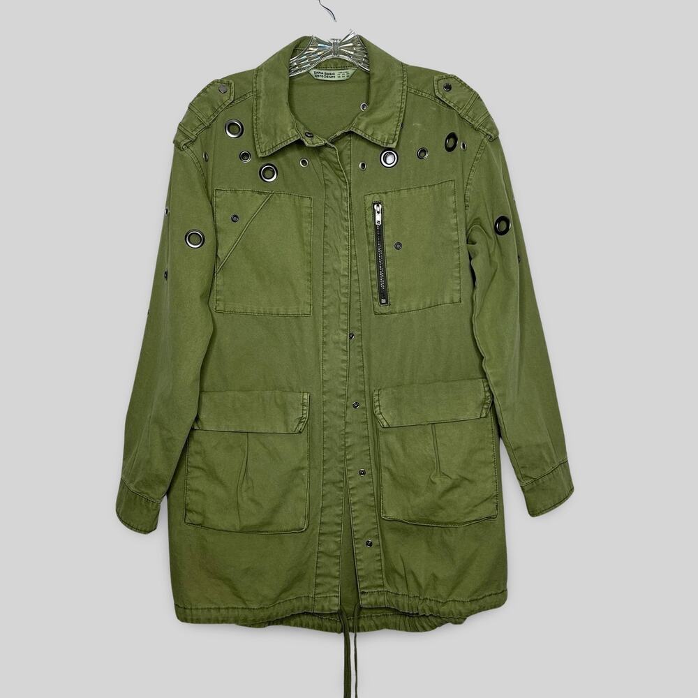 Zara Grommet Oversized Jacket